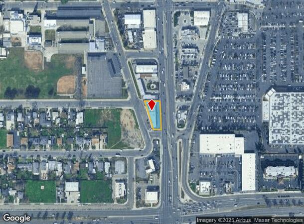 7091-7095 N Blackstone Ave, Fresno, CA Parcel Map