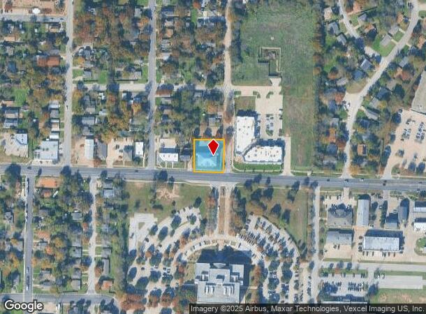 1417 E Mckinney St, Denton, TX Parcel Map