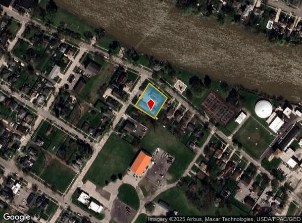  708 E Front St, Monroe, MI Parcel Map