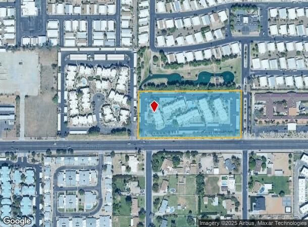  3030 E Broadway Rd, Mesa, AZ Parcel Map