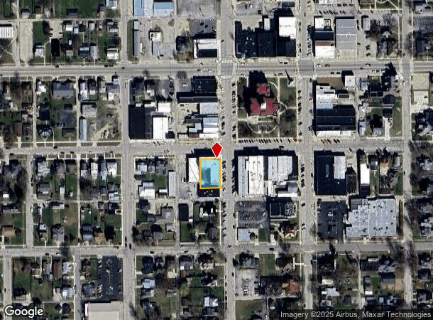 205 W Franklin St, Winchester, IN Parcel Map
