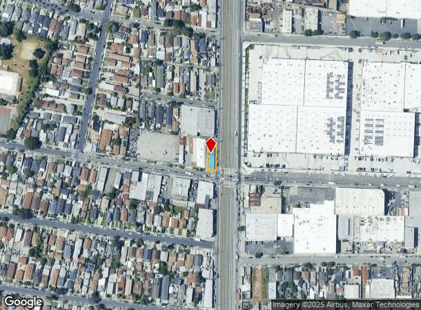  1683 E 41St St, Los Angeles, CA Parcel Map