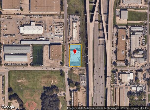  2405 Crown Rd, Dallas, TX Parcel Map