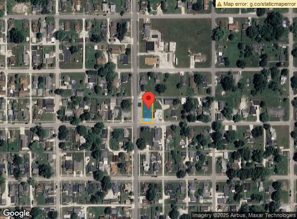  1900 N D St, Elwood, IN Parcel Map