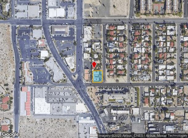 587 S Calle Ajo, Palm Springs, CA Parcel Map