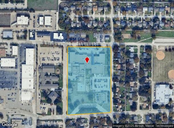  1330 19Th St, Plano, TX Parcel Map