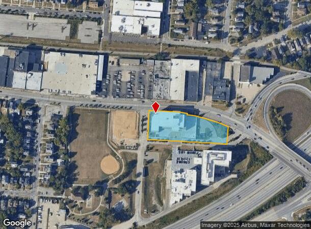 2135 Dana Ave, Cincinnati, OH Parcel Map