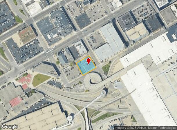 615 2Nd Ave, Detroit, MI Parcel Map