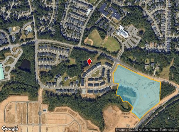  6401 S Apex Barbecue Rd, Apex, NC Parcel Map