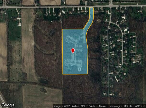  8640 Canterberry Ln, Newport, MI Parcel Map