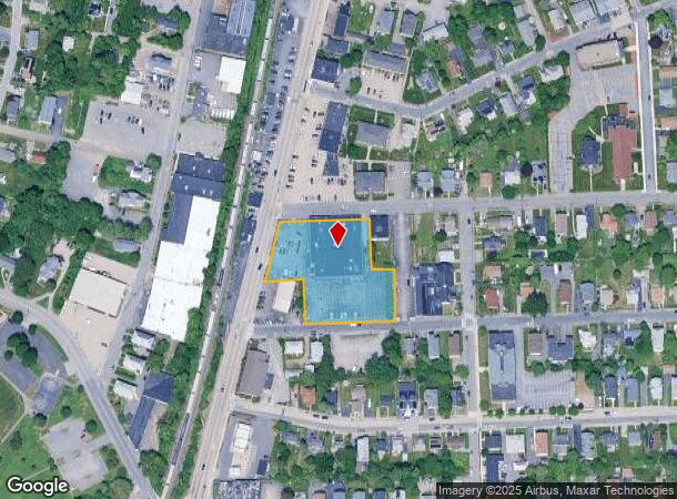  540 W Boylston St, Worcester, MA Parcel Map