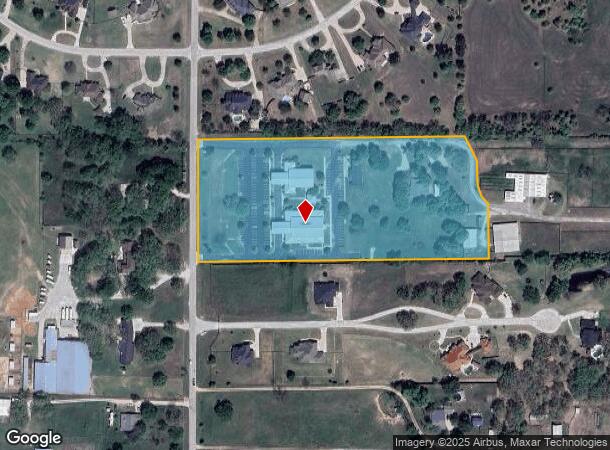  601 Old Base Rd, Aurora, TX Parcel Map