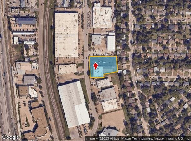 14008 Distribution Way, Dallas, TX Parcel Map