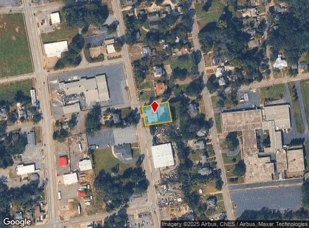  1215 S Main St, Anderson, SC Parcel Map
