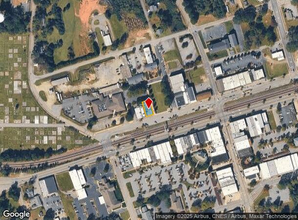 208 Nw Main St, Easley, SC Parcel Map
