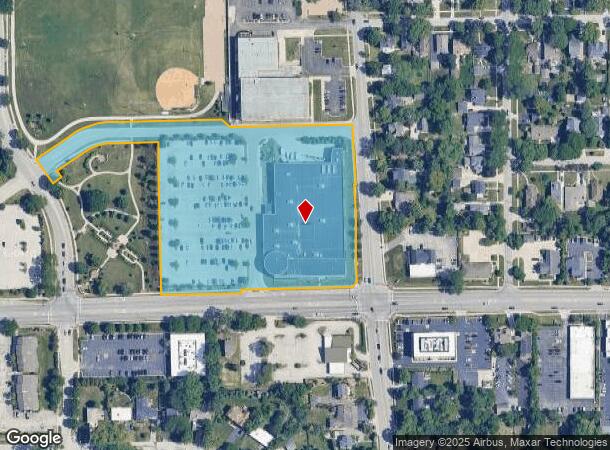 625 S Main St, Wheaton, IL Parcel Map