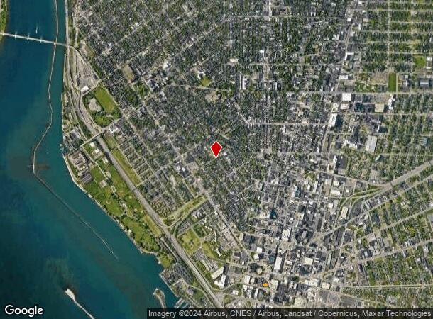  64 Niagara St, Buffalo, NY Parcel Map