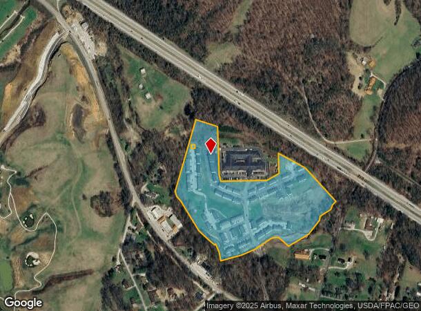 Hidden Brook Way, Culloden, WV Parcel Map