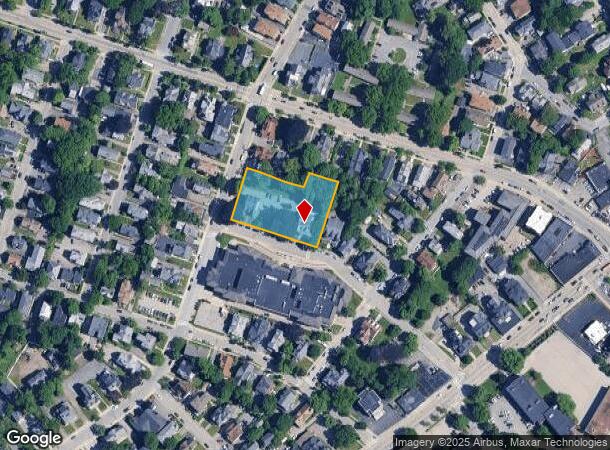  16 Claremont St, Worcester, MA Parcel Map