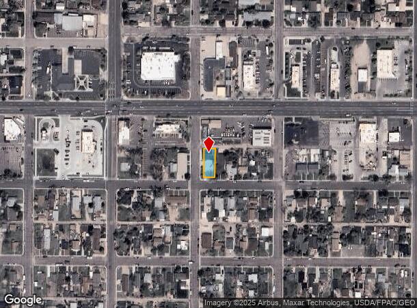  1307 Crook Ave, Cheyenne, WY Parcel Map