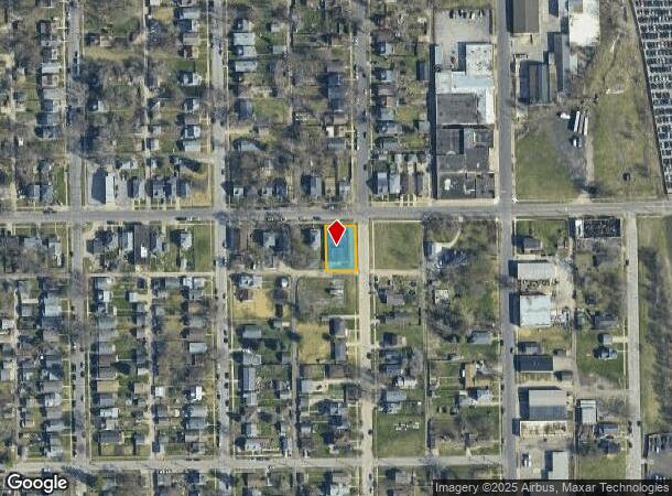 504 W Calvert St, South Bend, IN Parcel Map