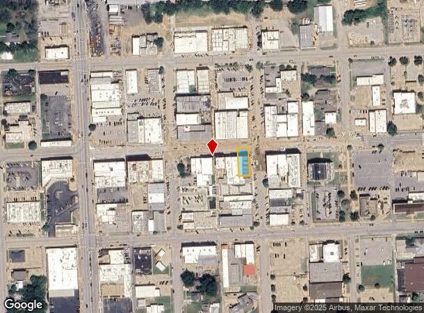 124 E Dewey Ave, Sapulpa, OK Parcel Map