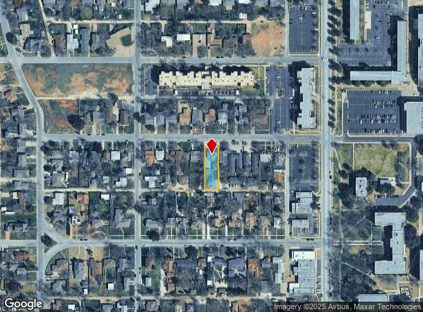  649 E North 18Th St, Abilene, TX Parcel Map