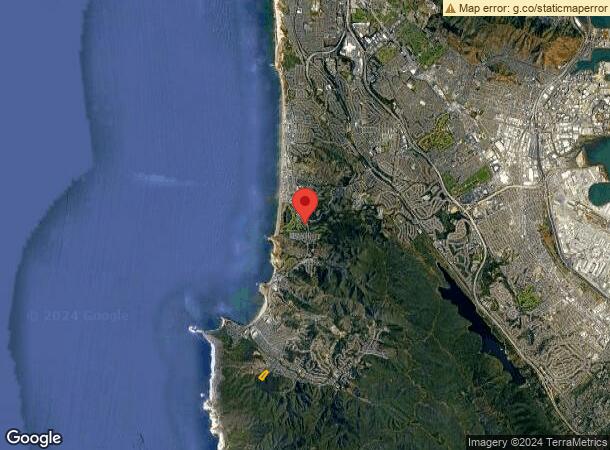  1570 Higgins Way, Pacifica, CA Parcel Map