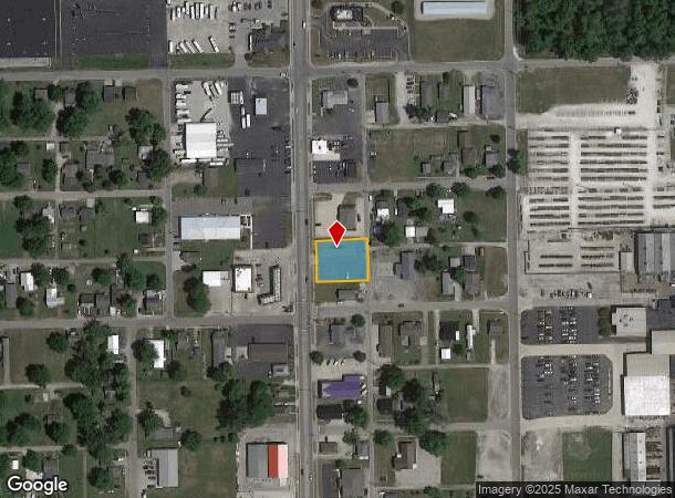  1309 N Meridian St, Portland, IN Parcel Map