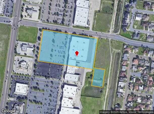  7900 N 10Th St, Mcallen, TX Parcel Map