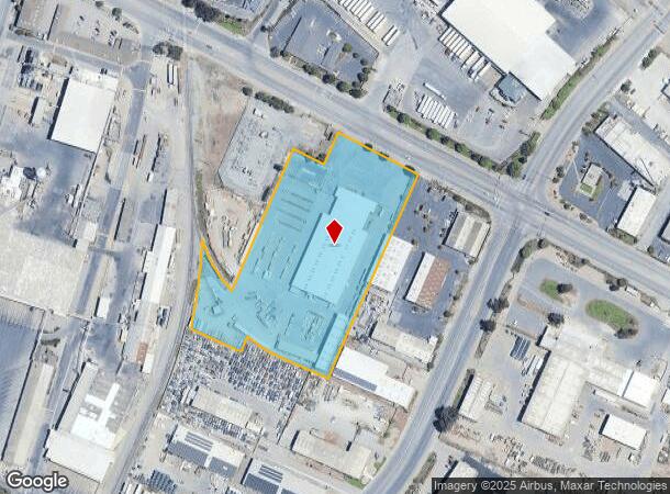  1250 Abbott St, Salinas, CA Parcel Map