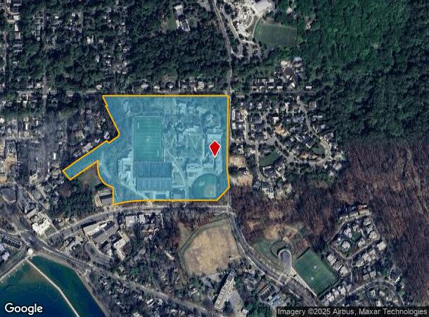  2100 Foxhall Rd Nw, Washington, DC Parcel Map