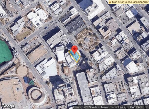  303 N Oregon St, El Paso, TX Parcel Map