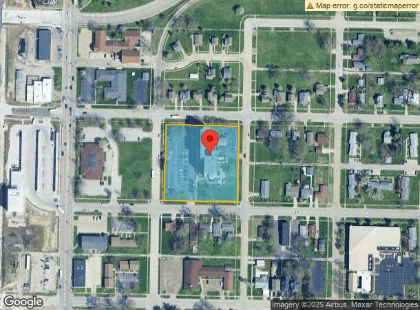  1210 E Washington St, Springfield, IL Parcel Map