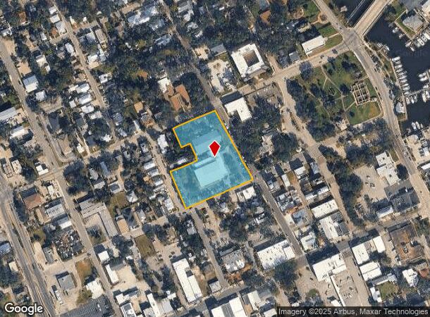  200 Faulkner St, New Smyrna Beach, FL Parcel Map