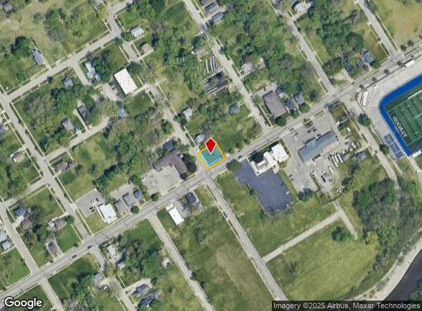  1024 University Ave, Flint, MI Parcel Map
