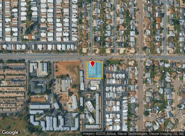 703 E Bradley Ave, El Cajon, CA Parcel Map