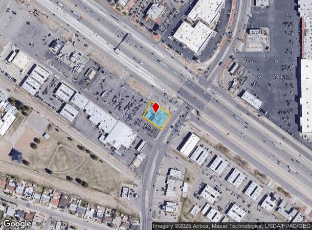  7450 Gateway Blvd E, El Paso, TX Parcel Map