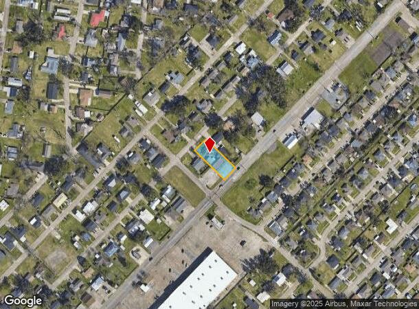  202 Carolyn Ave, Houma, LA Parcel Map