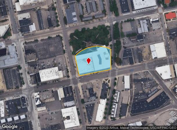 215 E 3Rd St, Dayton, OH Parcel Map