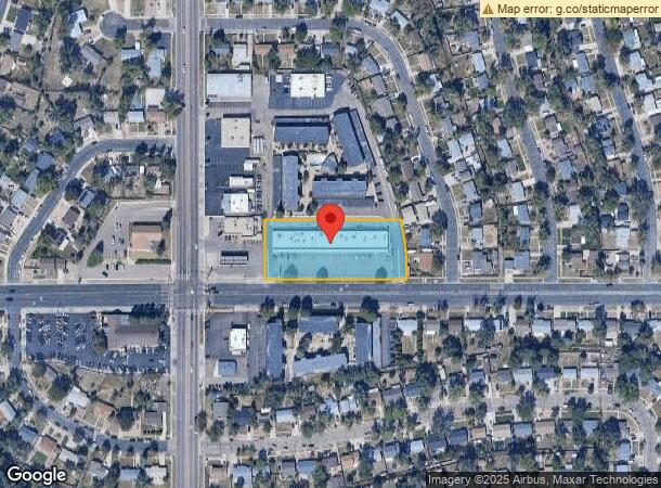  2824 E Pikes Peak Ave, Colorado Springs, CO Parcel Map