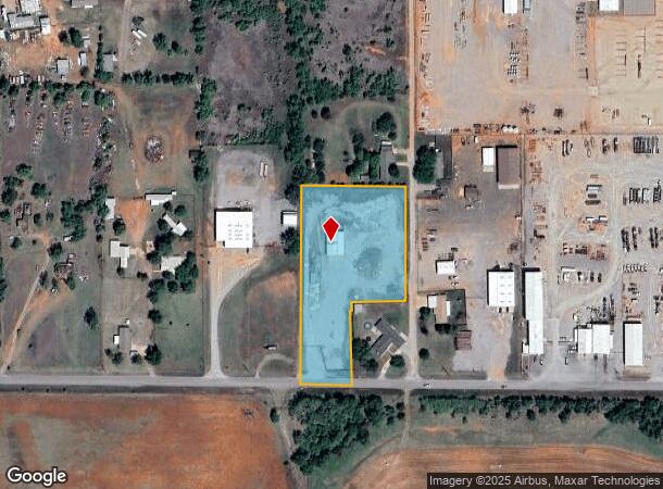 4117 W 7Th St, Elk City, OK Parcel Map