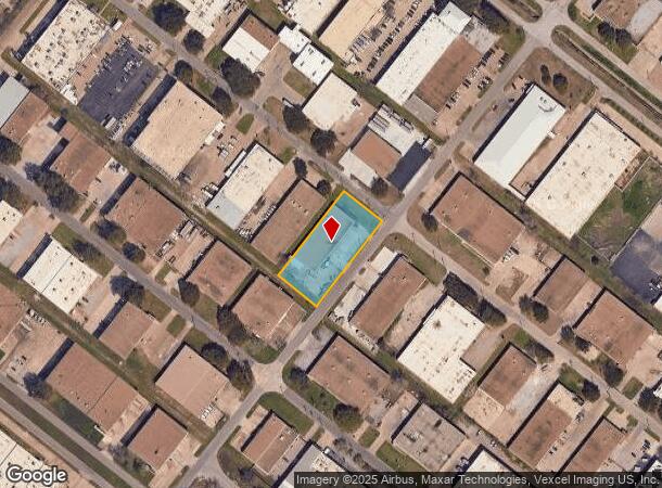  8901 Directors Row, Dallas, TX Parcel Map