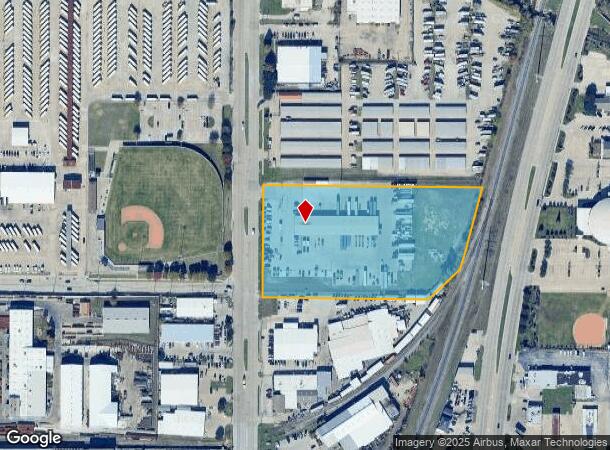 1220 N 1St St, Garland, TX Parcel Map