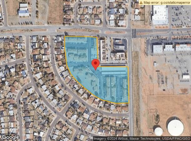  5020 Fairbanks Dr, El Paso, TX Parcel Map