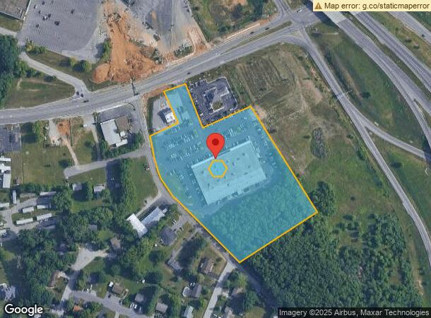  1655 Roanoke St, Christiansburg, VA Parcel Map