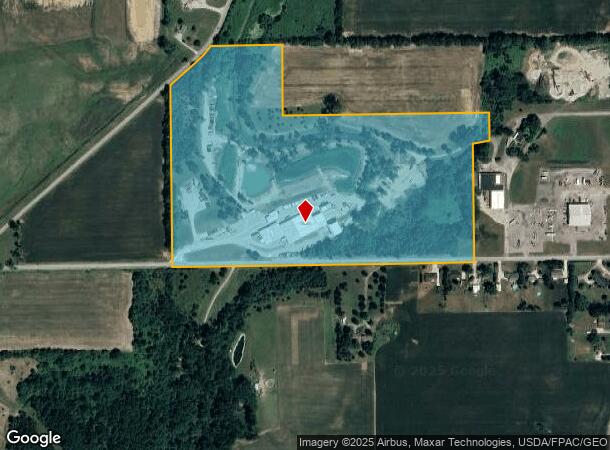  2500 Schenk Rd, Sidney, OH Parcel Map