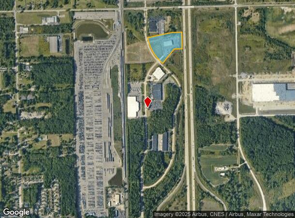  17607 Commerce Dr, New Boston, MI Parcel Map