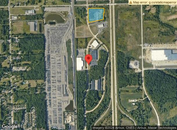  17605 Commerce Dr, New Boston, MI Parcel Map