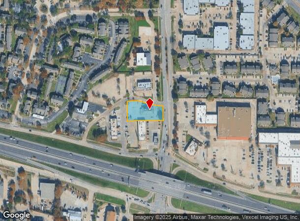 1600 Teasley Ln, Denton, TX Parcel Map